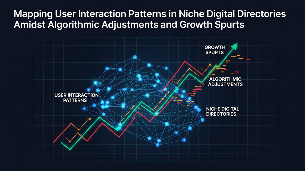 Mapping User Interaction Patterns in Niche Digital Directories Amidst Algorithmic Adjustments and Growth Spurts