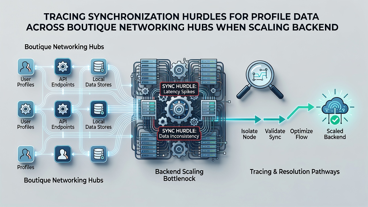 Backend architecture diagram illustrating data replication paths across scaled networking hubs